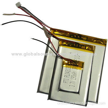850mAh Lithium Polymer Battery with 3.7V Voltage, Maximum Sized 6.0*30*48mm